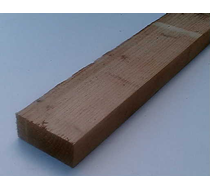 3.6m x 38mm x 75mm Green Treated Fence Rail